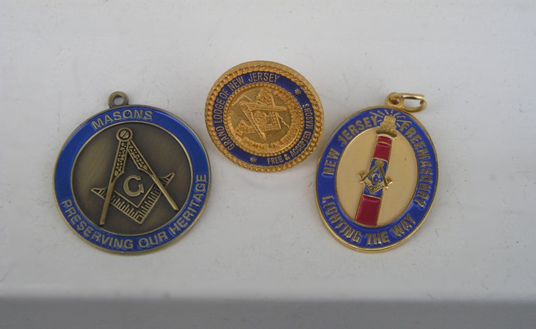 Vintage Freemasonry Masons New Jersey Grand Lodge Lighting the Etsy