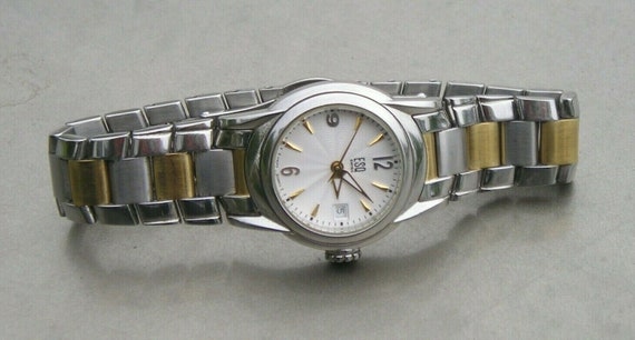 ESQ Swiss E5289 Two Tone Stainless Steel Running … - image 2