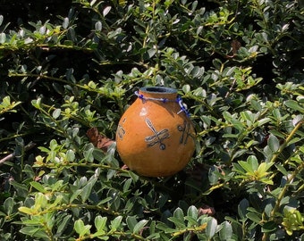 Tiny dragonflies in flight