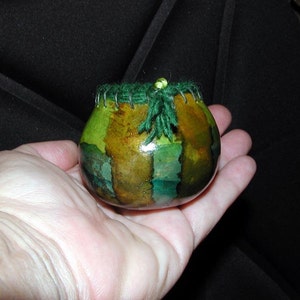 Miniature Multi-Greens Gourd Bowl