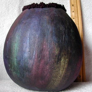 Faux Raku Medium Gourd Bowl - Etsy
