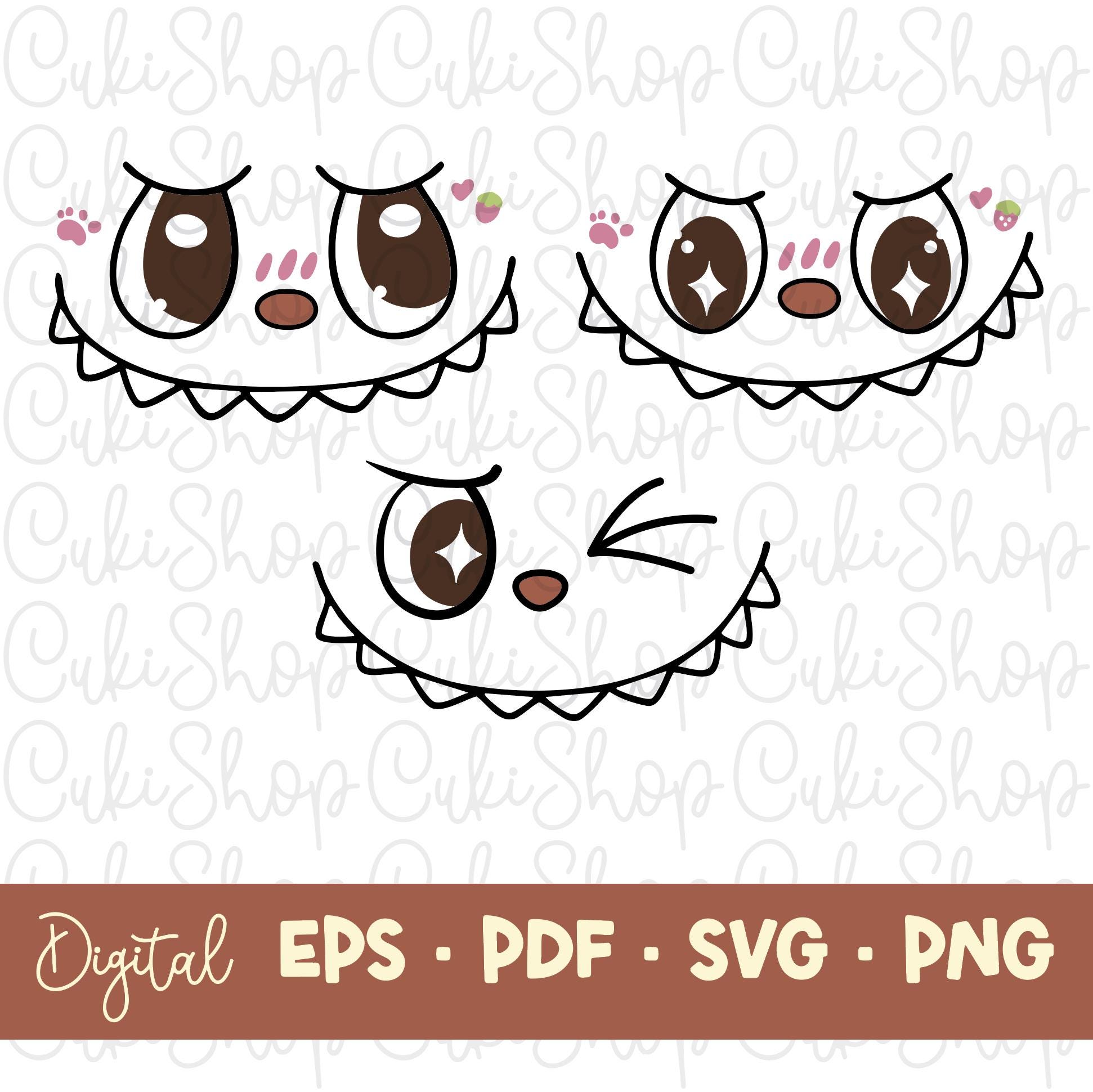 LaBubu Expressions Style Svg / Png / Eps / Pdf Digital Files