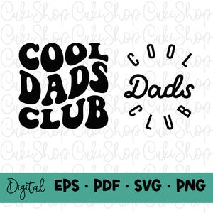 Archivos digitales Svg/Png/Eps/Pdf del Club de Papás Geniales