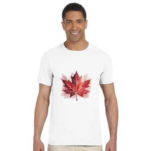 メープルリーフシャツ、カナダデーTシャツ、カナダ人へのギフト、カナダシャツ、カナダTシャツ、ユニセックスTシャツ、レディースTシャツ 画像 5