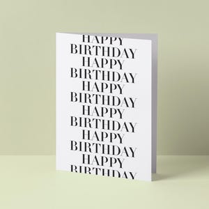 Feliz cumpleaños / Tarjeta A6