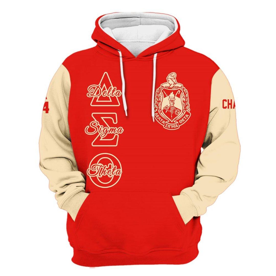 Delta Sigma Theta Custom Chapter Shirt, Personalized Crimson Cream ...