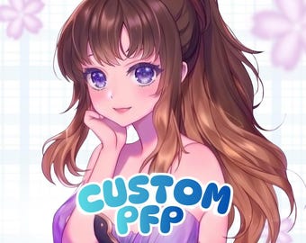 CUSTOM PFP | Anime character commission, Custome Anime, Profile Icon, PFP Icon, Anime profile picture