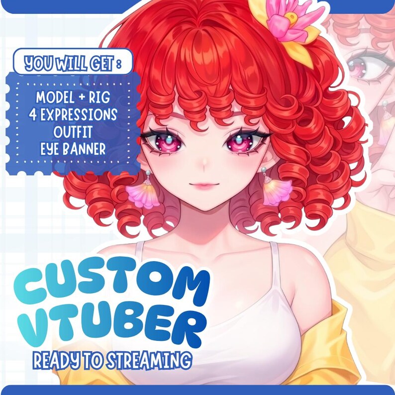Custom VTuber Model Live2D Commission | Anime Art | Vtuber Assets | Vtuber Model | Vtuber Model Commission | PNGTuber | Vtuber Male & Female, Custom PngTuber, Live2D Commission, Live2D model, Custom VTuber Live2D Model, Vtuber Anime, Vtuber Rigging, Twitch VTuber, Free VBridger, Eye Banner Twitch, Eye Banner Discord, Cute Vtuber Art, Front Back Vtuber, Walking Animation, Hand Tracking VTuber, Streamer Avatar, Anime VTuber Model, Vtuber PNG, Twitch Asset, VTuber Studio Ready