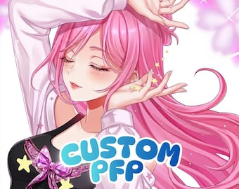 CUSTOM PFP | Anime character commission, Custome Anime, Profile Icon, PFP Icon, Anime profile picture