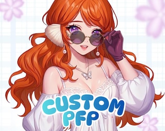 CUSTOM PFP | Anime character commission, Custome Anime, Profile Icon, PFP Icon, Anime profile picture