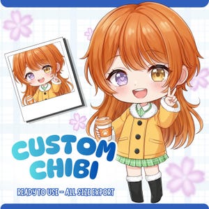 CUSTOM CHIBI, chibi character, original character, chibi pet, chibi fanart, cute chibi, chibi emotes, custom chibi commission