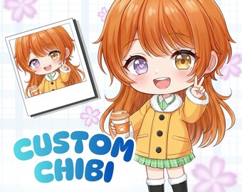 CUSTOM CHIBI, chibi character, original character, chibi pet, chibi fanart, cute chibi, chibi emotes, custom chibi commission
