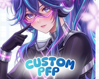 CUSTOM PFP | Anime character commission, Custome Anime, Profile Icon, PFP Icon, Anime profile picture