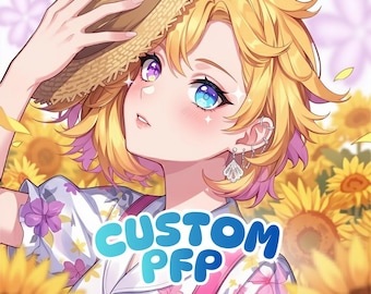 CUSTOM PFP | Anime character commission, Custome Anime, Profile Icon, PFP Icon, Anime profile picture