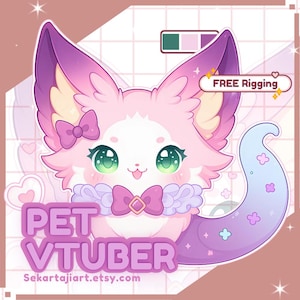 CUSTOM VTUBER PET | VTuber Mascot | Animal Vtuber Pet| Animal Vtuber | Mascot | Vtuber | Vtuber Pet | Animal Pet