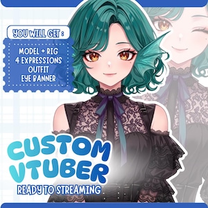 Custom VTuber Model Live2D Commission | Anime Art | Vtuber Assets | Vtuber Model | Vtuber Model Commission | PNGTuber | Vtuber Male & Female, Custom PngTuber, Live2D Commission, Live2D model, Custom VTuber Live2D Model, Vtuber Anime, Vtuber Rigging, Twitch VTuber, Free VBridger, Eye Banner Twitch, Eye Banner Discord, Cute Vtuber Art, Front Back Vtuber, Walking Animation, Hand Tracking VTuber, Streamer Avatar, Anime VTuber Model, Vtuber PNG, Twitch Asset, VTuber Studio Ready