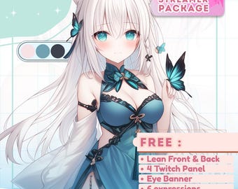 Aangepast VTuber Live2D-model, Vtuber, GRATIS Vbridger, VTuber-model, VTuber Asset, VTuber-commissie, rigging, Vtuber-commissie, handtracking