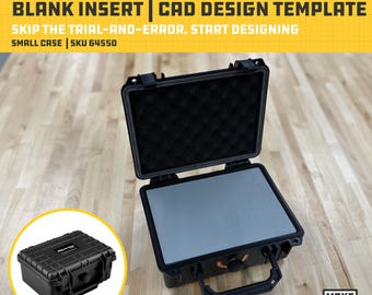 Capa protetora à prova de intempéries para Apache 1800, modelo CAD para inserção em branco | Impressão 3D em STL para design de organizador personalizado