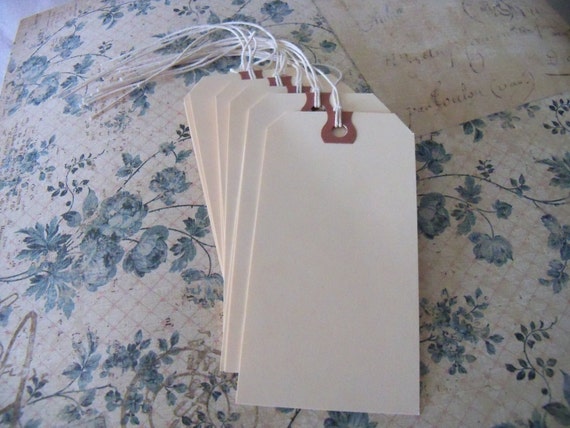 extra large kraft luggage tags