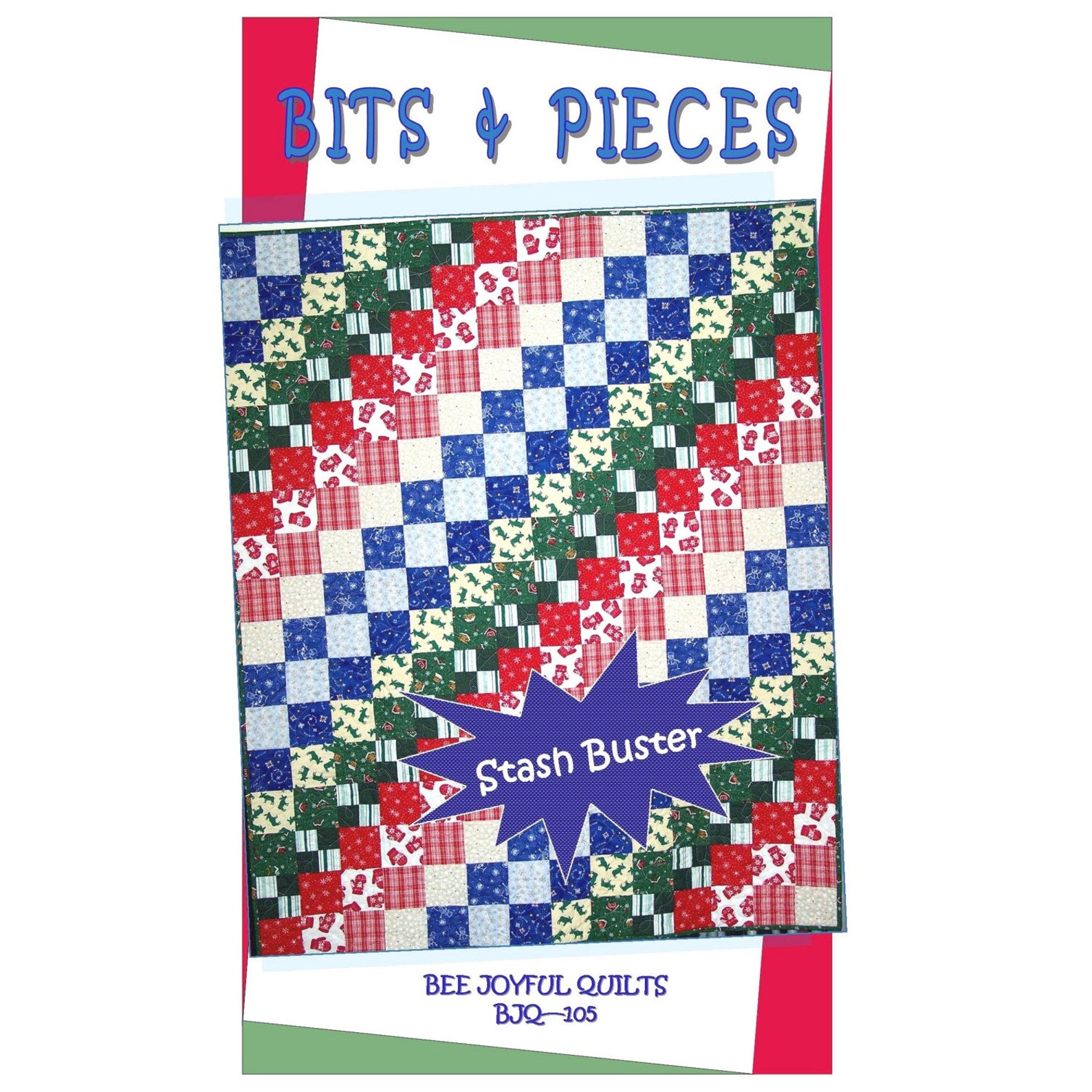 BITS & PIECES Quilt Pattern B J Q 105 Printable Download Pdf Epattern