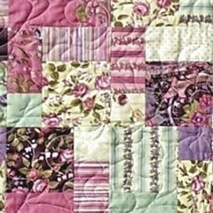 2 & 1/2 BY 5 Quilt E-Pattern B J Q 113 Printable Download Pdf Diy Free Shipping Digital Pattern Pink Purple Green Square image 3