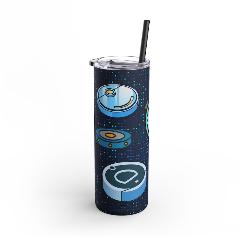 Robot Vacuum 20oz Tumbler: Stainless Steel Drinking Cup image 8