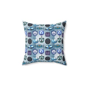 Robot Vacuum Polyester Square Pillow, Robot Vacuum Pillow, Robot Vacuum Accent Pillow, Funny Pillow for the Robot Vacuum Obsessed