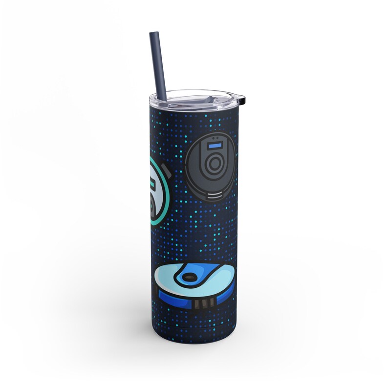 Robot Vacuum 20oz Tumbler: Stainless Steel Drinking Cup image 7