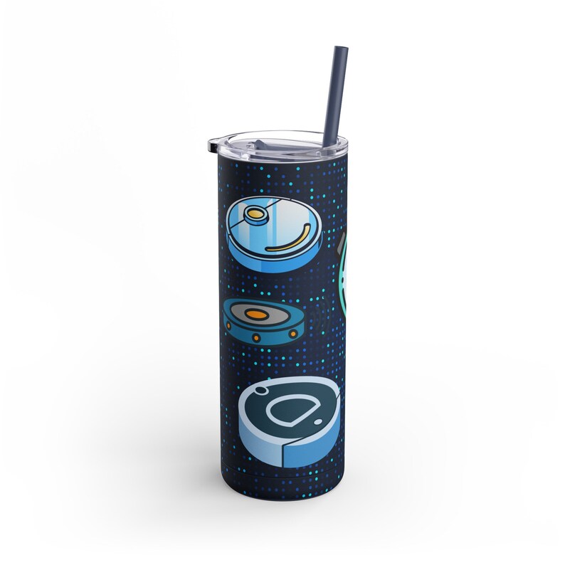 Robot Vacuum 20oz Tumbler: Stainless Steel Drinking Cup image 5