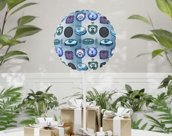 Robot Vacuum Balloon (Round and Heart-shaped), 11&quot;, Robot Vacuum Birthday Party Balloon, Robot Vacuum Decorations for Party and Events