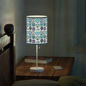 Robot Vacuum Lamp, Robot Vacuum Lamp on a Stand, Robot Vacuum Home Decor, Kids Bedroom Decor for Robot Vacuum Lover