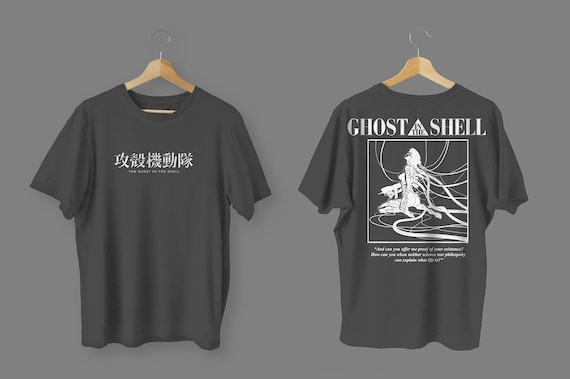 Ghost in the Shell (1995) Custom T-shirt Handmade - Etsy Ghost in the Shell (1995) Custom T-shirt Handmade - Etsy