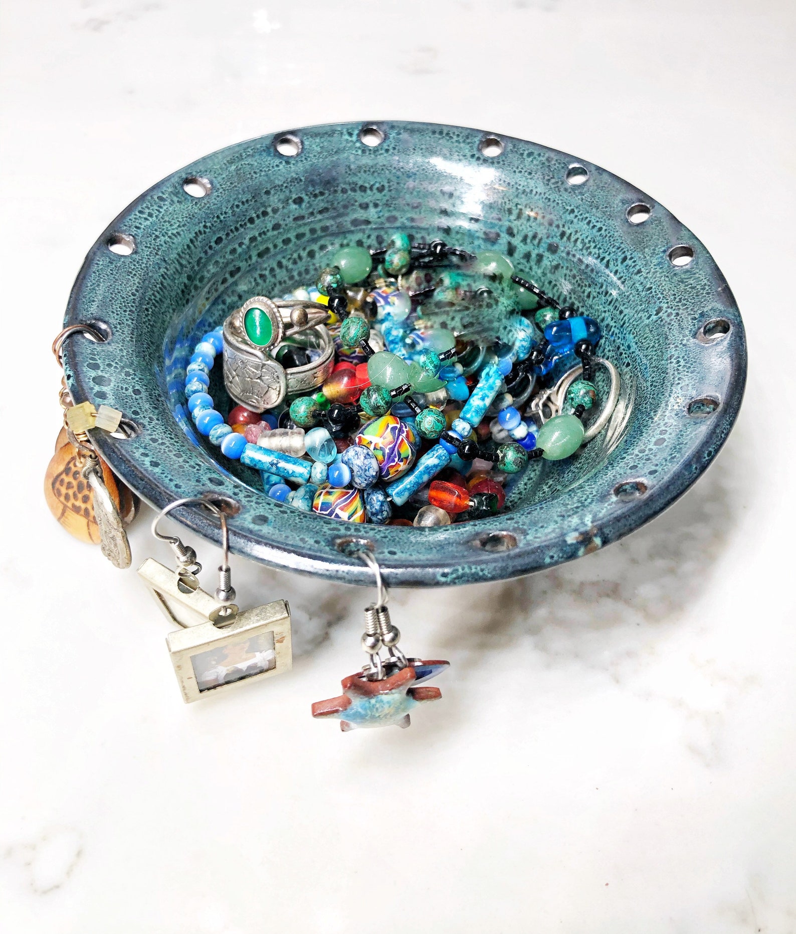 Jewelry Organizer Earring Display Handmade Pottery in Petes Etsy