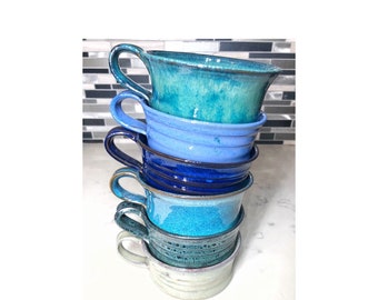 Handmade Pottery Soup Cup: Oven & Microwave Safe