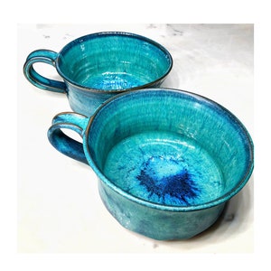 Soup Cup in Emerald Green FREE shipping