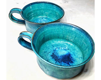 Soup Cup in Emerald Green FREE shipping