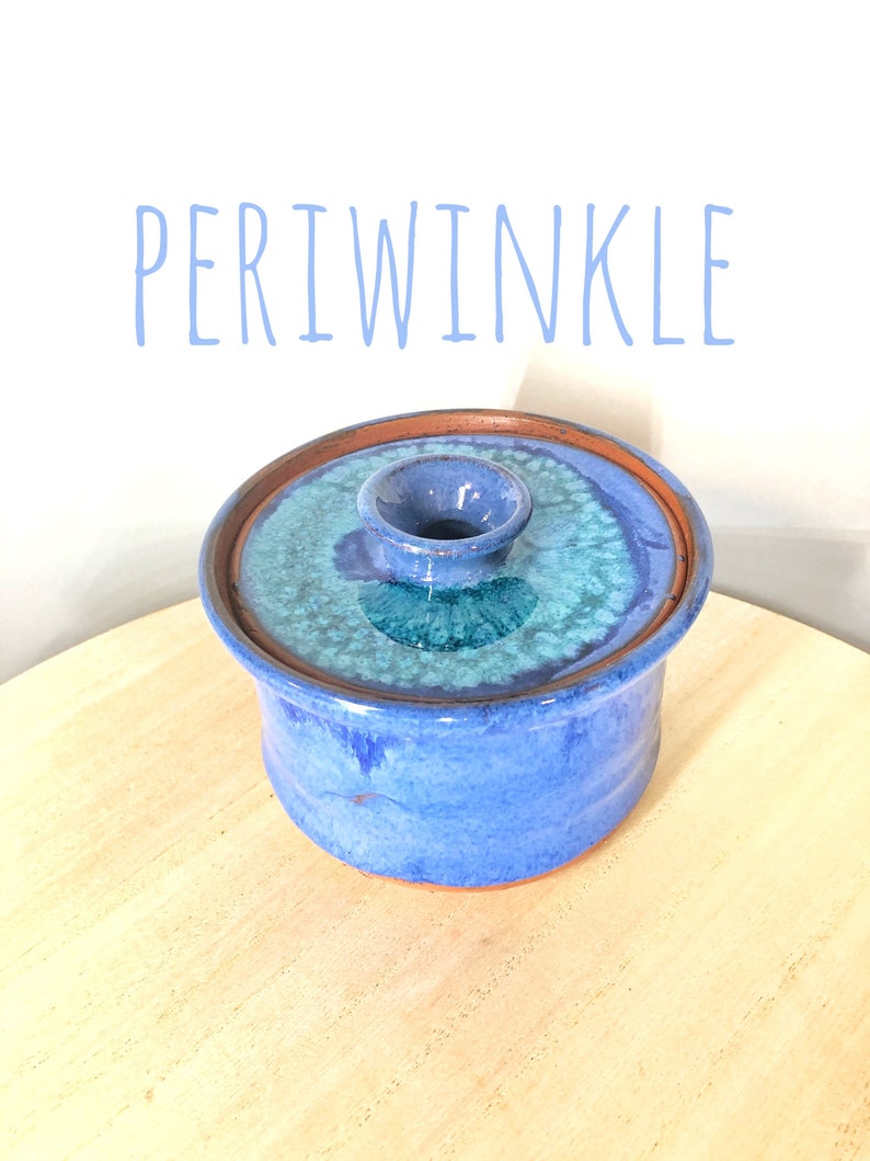 Pottery Egg Cooker Egg  Microwave Omelette Maker Pick your Periwinkle