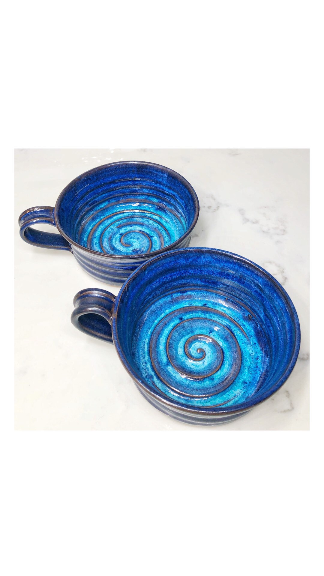 Tasse à soupe bleu roi Livraison GRATUITE