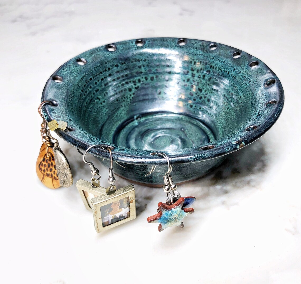 Jewelry Organizer Earring Display Handmade Pottery in Petes Etsy
