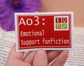 Fanfiction/ trope stickers-waterproof