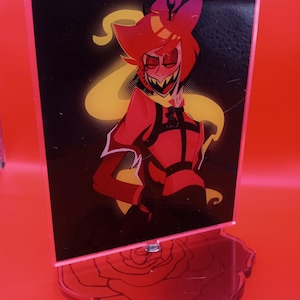 Spinning Alastor standee- Hazbin Radio Demon acrylic standee