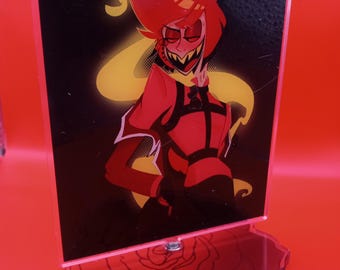 Spinning Alastor standee- Hazbin Radio Demon acrylic standee