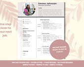 Executive Assistant Resume Template Canva | Modern Resume | Professional CV