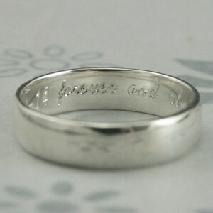 Engraved Wedding Bands Inside: Personalized Elegance for Your Union