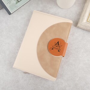Journal personnalisé avec nom, carnet de notes personnel A5, journal et carnet de notes, carnet de notes personnalisé, cadeau maman papa, cadeaux de Noël au bureau
