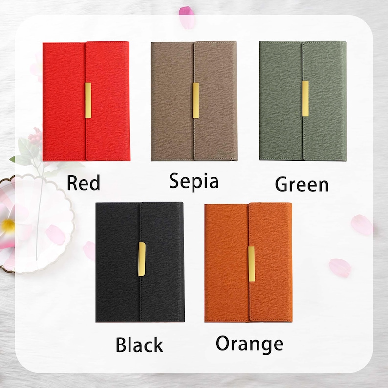 Custom Notebook and Pen Set, Personalized Diary With Gift Box, Leather ...