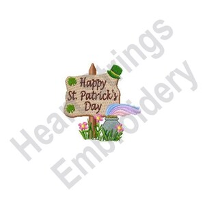 Happy St. Patricks Day - Machine Embroidery Design, Embroidery Designs, Embroidery, Embroidery Patterns, Embroidery Files, Instant Download