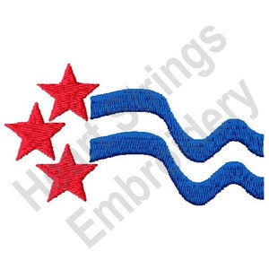Stars & Stripes - Machine Embroidery Design, Embroidery Designs, Machine Embroidery, Embroidery Patterns, Embroidery Files, Instant Download