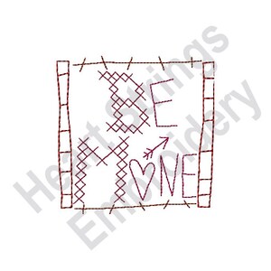 Be Mine Valentine Maschinenstickerei, Stickmuster, Maschinenstickerei, Stickmuster, Stickdateien, sofort Download