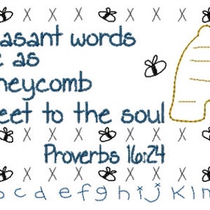 Pleasant Words Proverbs- Machine Embroidery Design, Embroidery Designs, Embroidery, Embroidery Patterns, Embroidery Files, Instant Download